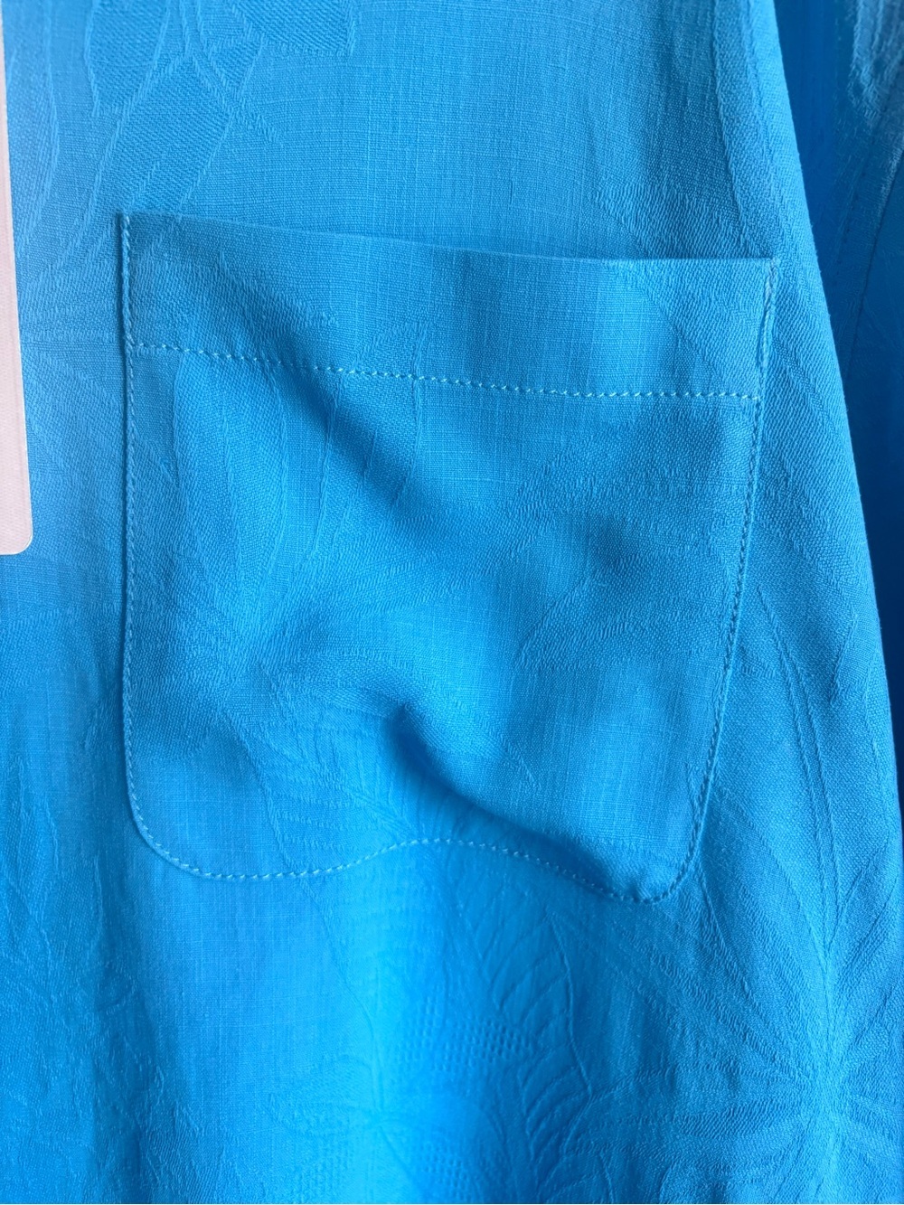 NWT Tommy Bahama Turquoise Silk Short-Sleeve  Camp Shirt size XXXL - Picture 3 of 9